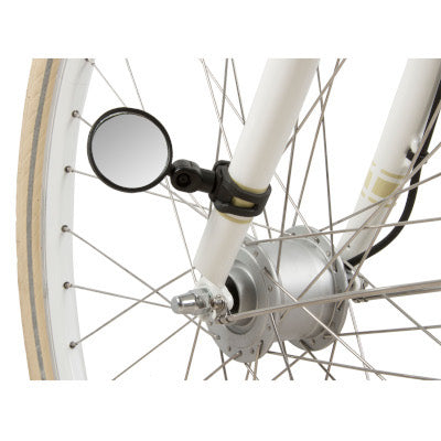 Rétroviseur de vélo orientable à miroir convexe