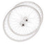 Roues avant arrière blanches moyeu flip flop fixie single speed - #1