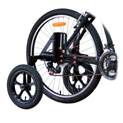 Vélo roue auxiliaire clignotant roues stabilisateu – Grandado