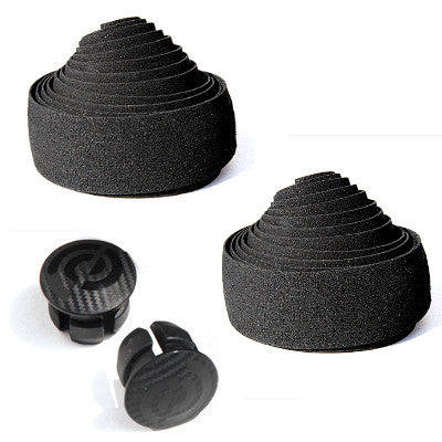 Ruban collé sur cintre vélo Spugna noir - BikeRibbon - #3