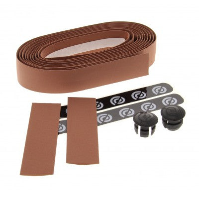 Ruban De Guidon Bike Ribbon Cork Plus – Liège Naturel, 1,80m, 3cm – Vert Foncé, Bouchons Inclus – Confort Et Absorption Des Chocs