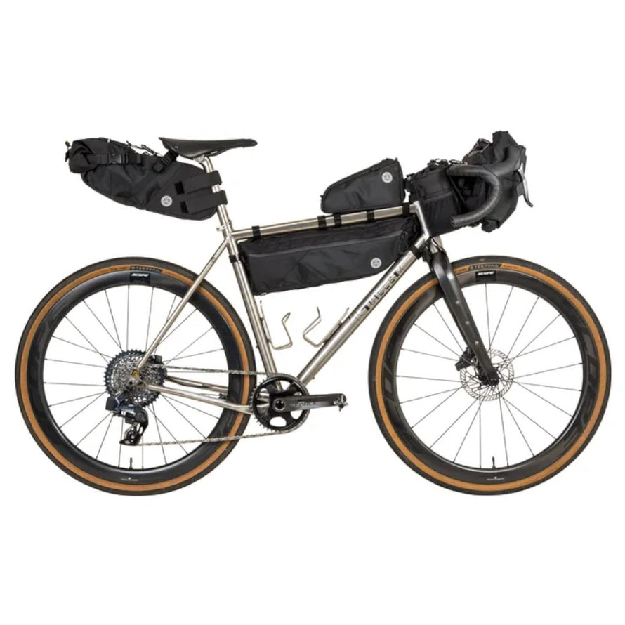agu fahrradtaschen Agu Sacoche bikepacking sur cadre Venture avec espace pour hydratation
