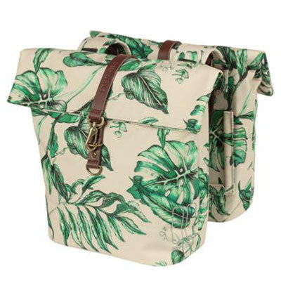 Basil Ever Green Sacoche vélo double écolo sur porte-bagages arrière
