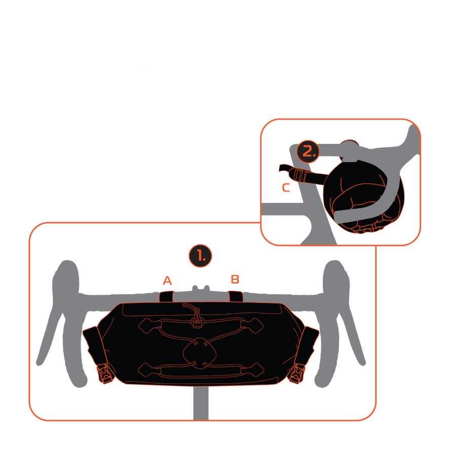 Sacoche de guidon Oxford Aqua Evo Adventure 9L #4