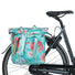Sacoche vélo arrière Shopper Basil Bloom Field bleu ciel 20L - #4