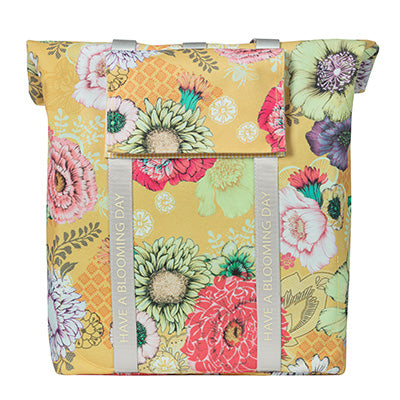 Sacoche vélo arrière Shopper Basil Bloom Field jaune miel 20L - #3