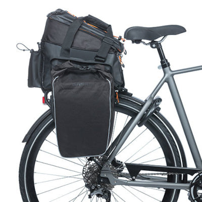 basil miles fahrradtasche Basil Miles Tarpaulin Trunkbag XL Pro Fahrradtasche dreifach hinten 36 L
