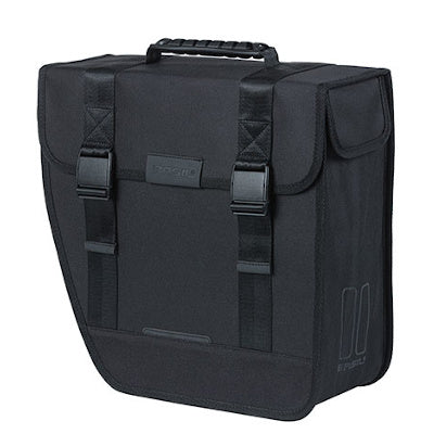 Sacoche vélo noire pour porte-bagage arrière Tour Basil gauche - #2