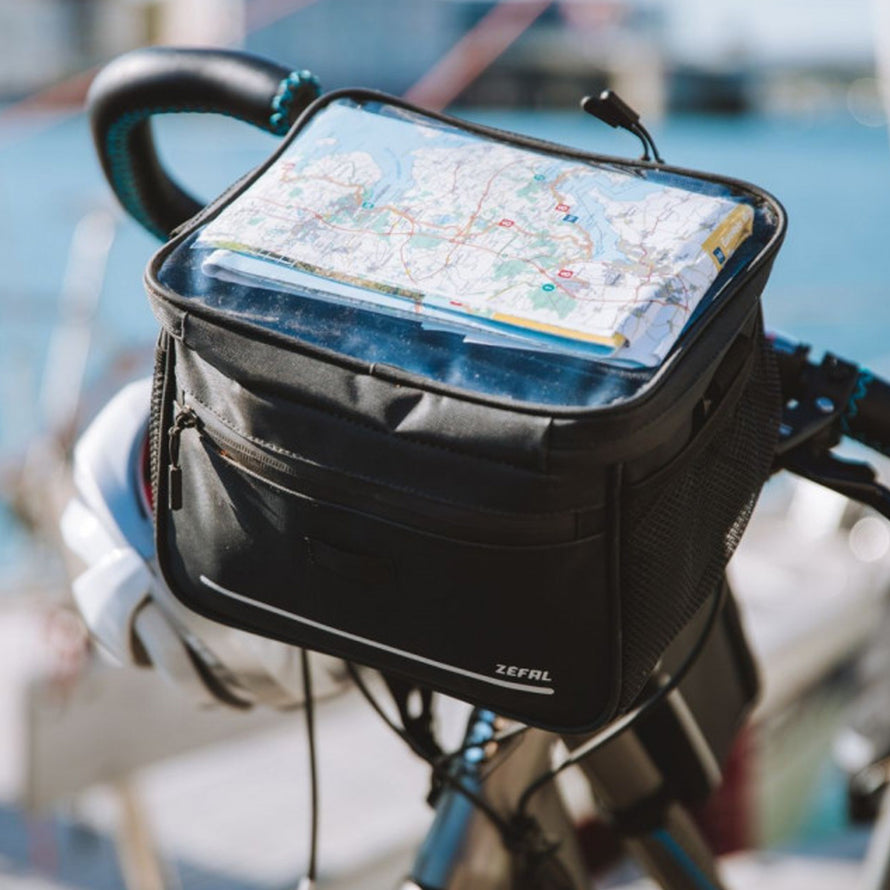 Zefal Handlebar Bag 7L Wasserdichte Fahrradlenkertasche mit Kartenhalter