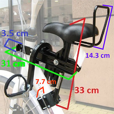 retro fahrrad kindersitz Kindersitz am Fahrradrahmen für Damen 34-ZS-004 Bike Butler