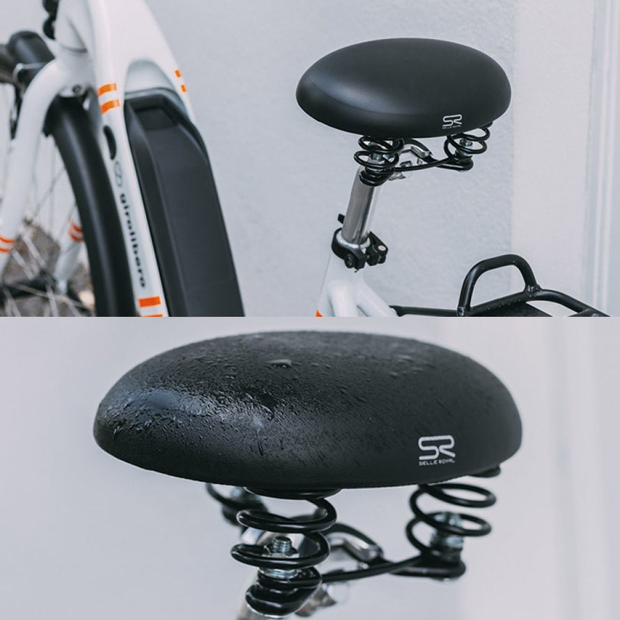 Riyel Rok Selle Royal Rok Selle de vélo femme confortable sans bec à suspensions