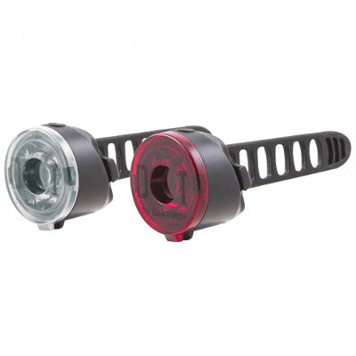 Kit d'éclairage de vélo - Lampes LED avec piles Kit d'éclairage de vélo - Lampes LED avec piles