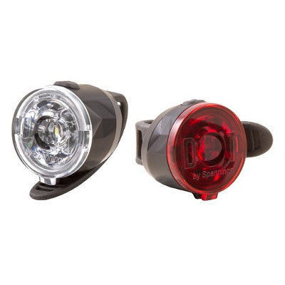 Luci bicicletta a LED, 2 set di faro e fanale posteriore per bicicletta Luci bicicletta a LED, 2 set di faro e fanale posteriore per bicicletta
