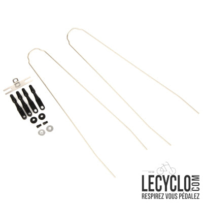 Set garde-boue aluminium 28 pouces R\'Light Stronglight - argent - #4