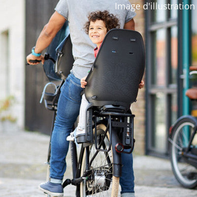 Urban Iki noir Siège arrière enfant sur tube de selle vélo dès 9 mois