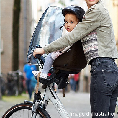 Urban Iki noir Porte bébé avant de vélo design dès 9 mois