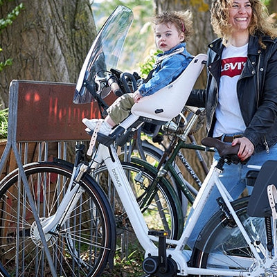 kindersitz damenfahrrad vorne Urban Iki rosa Babytrage vor 9 Monaten bis 3 Jahren für trendiges Fahrrad