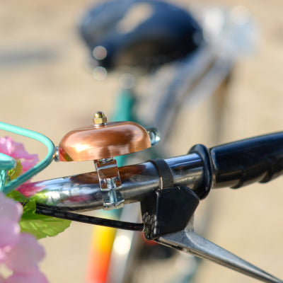 Pylones Campanello Per Bicicletta Rosa – In Metallo E Plastica, Con Viti Incluse, Adatto A Manubrio, Passeggino, Carrello