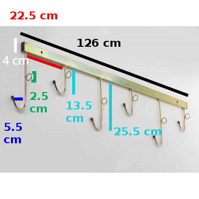 Support au mur 6 vélos avec fixation antivol - #6
