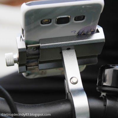 Gub Pro 1 Support vélo smartphone ajustable en alu léger noir