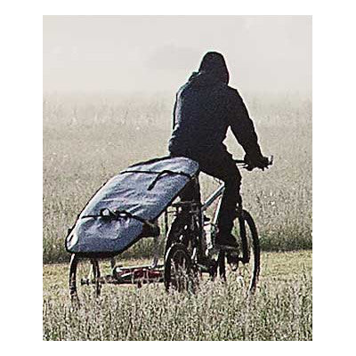Y-Surf Halterung für Board und Material am Fahrradanhänger Y-Frame