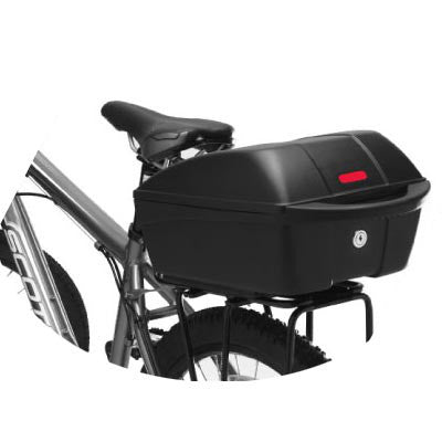 TOP CASE VELO KLICKFIX BOX NOIR 12L AVEC FIXATION RACKTIME 25X18X35 CM TOP CASE VELO KLICKFIX BOX NOIR 12L AVEC FIXATION RACKTIME 25X18X35 CM
