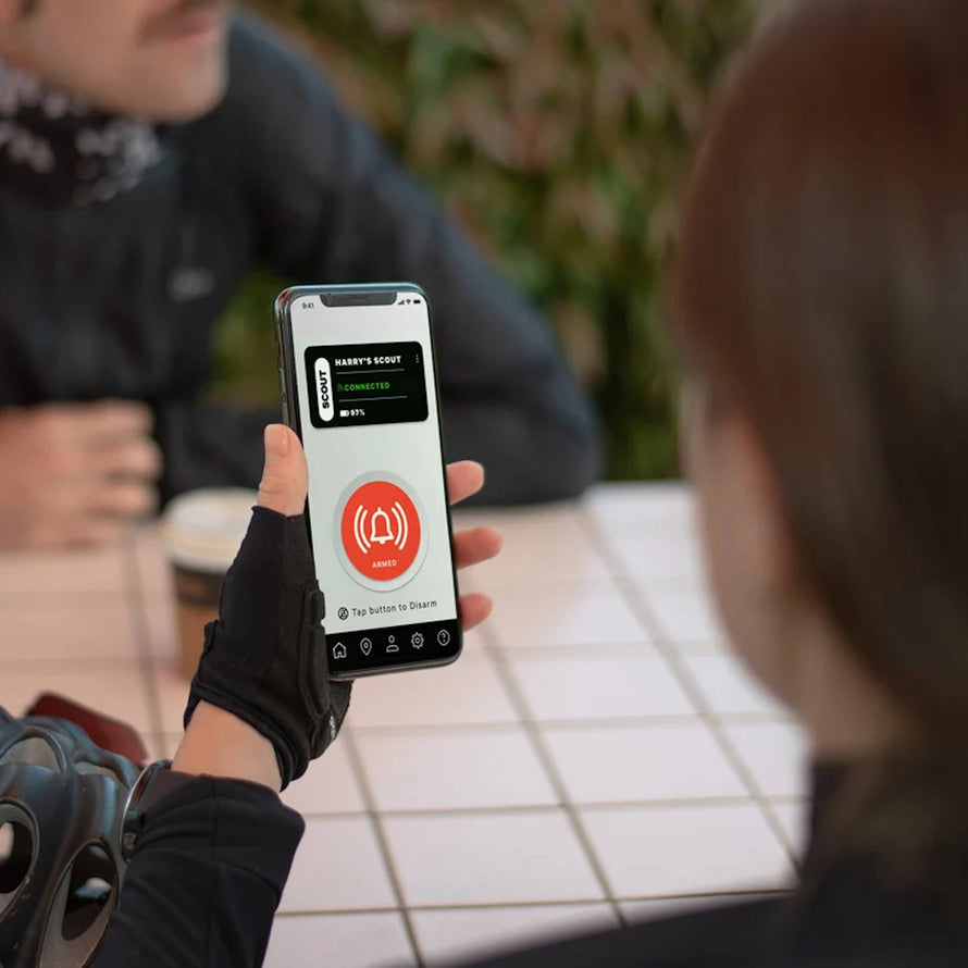 Knog Scout Balise GPS connectée pour iOS avec alarme 85 décibels