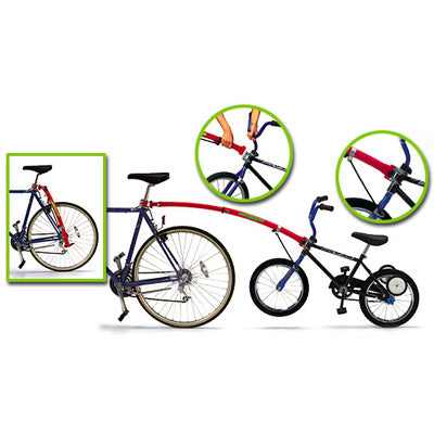 kinderfahrrad tandemstange trail-gator Trail Gator Tandem mit Kinderfahrrad-Schleppstange