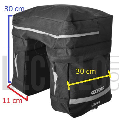 Triple sacoche de vélo sur porte-bagage arrière  - #3