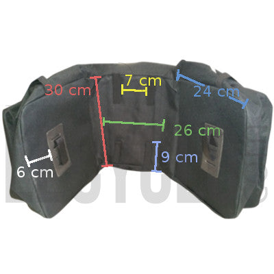 Triple sacoche de vélo sur porte-bagage arrière  - #4