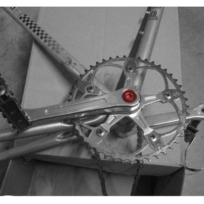 VGEBY1 Vis De Pédalier M15 X 19 Cannelées Titane Vélo - Lot De 2 Avec Rondelle