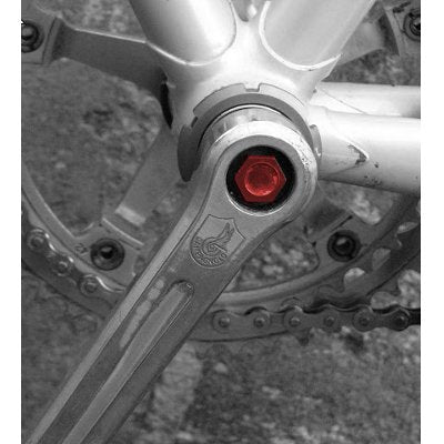 Vis de pédalier de vélo à embase crantée les 2 - #3