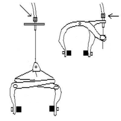 Vis de réglage de cable de frein de vélo - #3