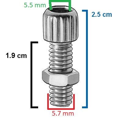 Vis De Réglage De Câble De Frein Vélo étrier Latéral - Type D6, Vintage, Universelle