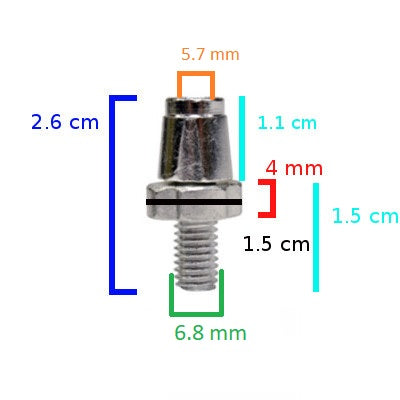 Vis de réglage levier de frein M7 pour vélo - #3