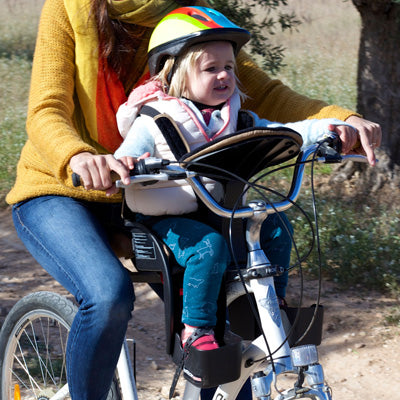 Weeride Safe Front Deluxe : test d'un siège vélo enfant avant pratique
